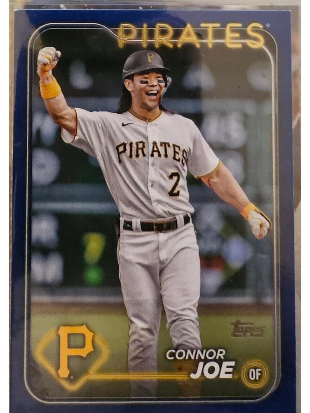2024 Topps BLUE INSERT -Connor Joe - Pittsburgh Pirates #303